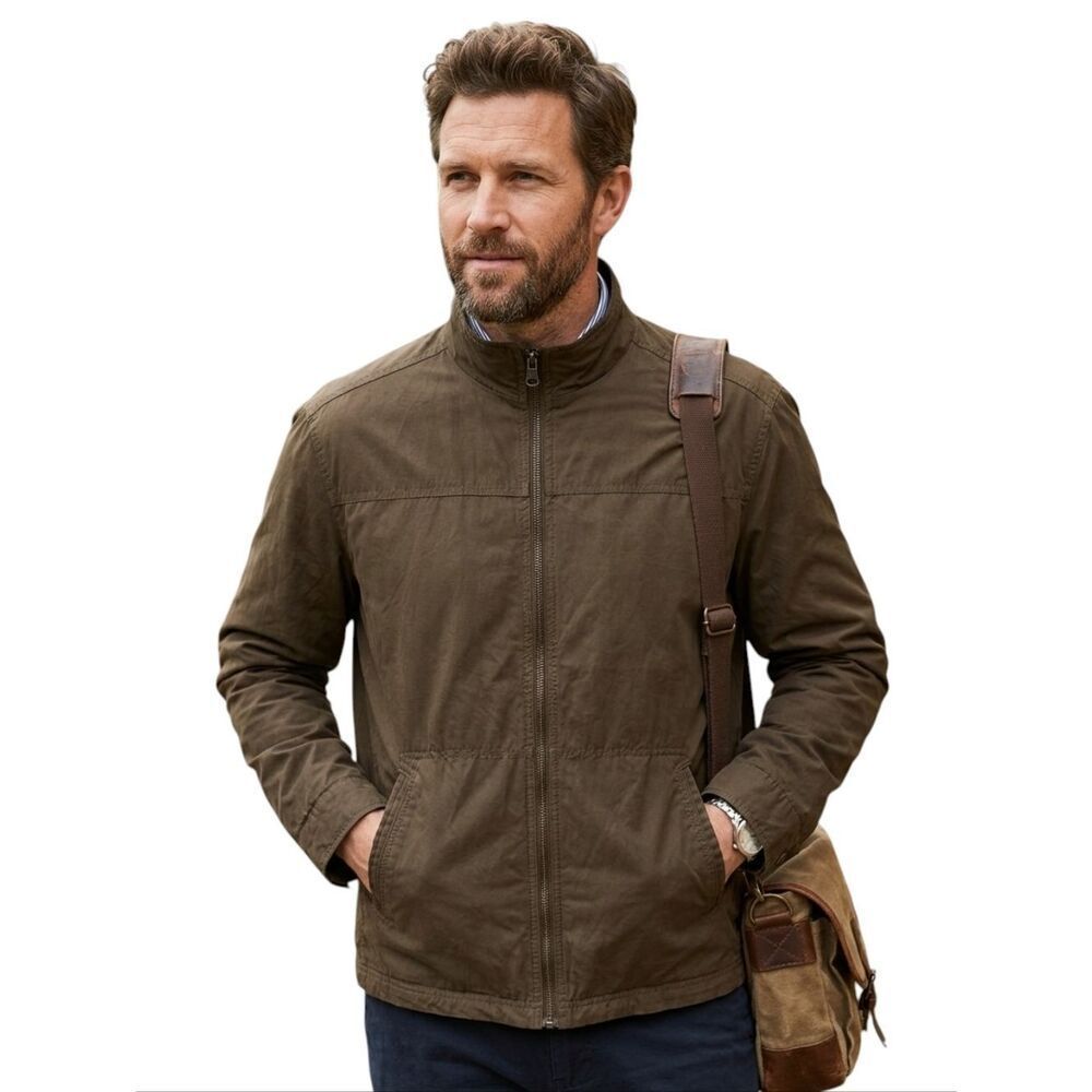 The Territory Ahead Men's XL Brown Full Zip Lightweight Jacket